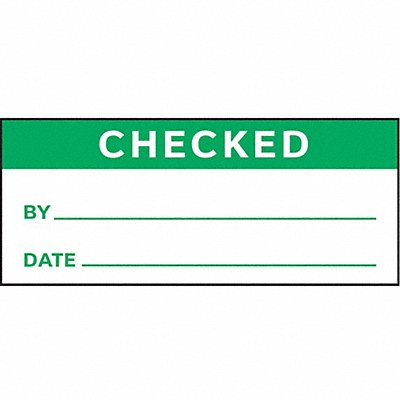 STRANCO INC TCSL221008 Inspection Label English Quality PK350