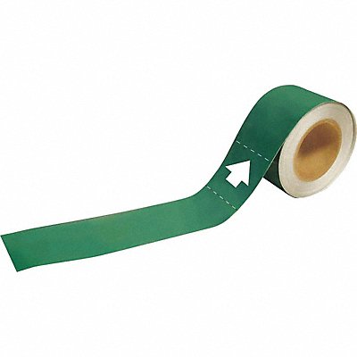 BRADY 20484 Pipe Marker Blank 1 in H 8 in W