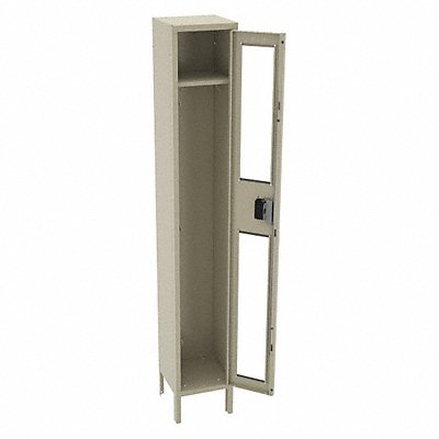 TENNSCO CSL1212721SAND Wardrobe Locker Clearview 1 Wide 1 Tier Sand