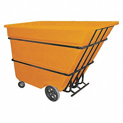 GRAINGER 17CUHDORANGE Tilt Truck Heavy Duty 1-3/4 cu yd Orange