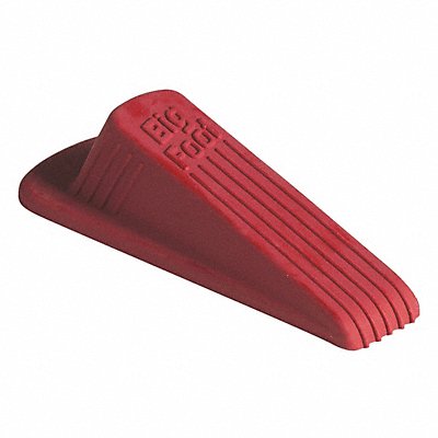 BIG FOOT 910 Doorstop Wedge Red 4-3/4 in L