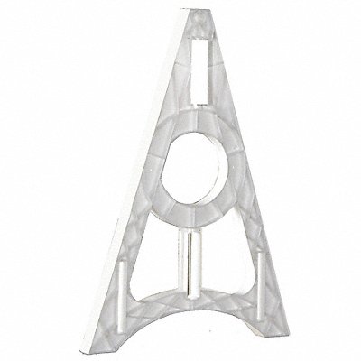 GRAINGER 80BARELG14 Barricade O-Frame Leg White 29 In L