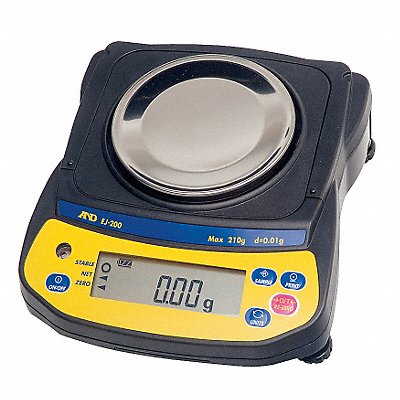 A D WEIGHING EJ610 Compact Balance SS Platform 610g Cap.
