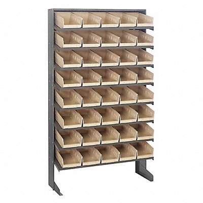 QUANTUM STORAGE SYSTEMS QPRS102IV E1546 Pick Rack 12inx60inx36in Ivory