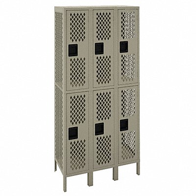 TENNSCO VDL1218363SND Wardrobe Locker 2x3Locker Sand 78 x36 x18 Assm