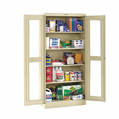 TENNSCO CVD1870SAND Storage Cabinet 78 x36 x18 Sand 4 Shelves