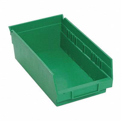 QUANTUM STORAGE SYSTEMS QSB102GN F0614 Shelf Bin Green Polypropylene 4 in