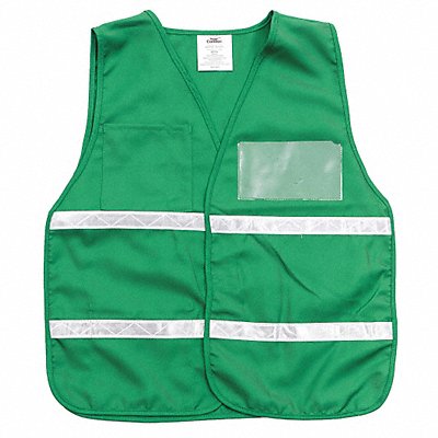 CONDOR 8ZH74 E4207 Safety Vest Green Legend Insert Univsl