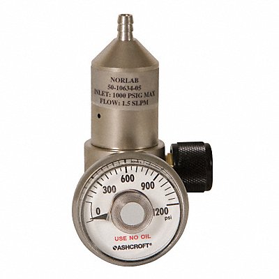 GRAINGER 518 Gas Regulator 1Lpm