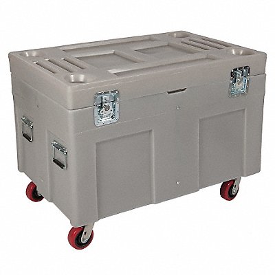 MYTON INDUSTRIES SC4534H5Grey F1330 Storage Cart Grey Polyethylene 34 in