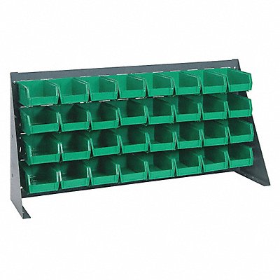 QUANTUM STORAGE SYSTEMS QBR361922032GN Louvrd Bnch Rk 1/4x20x36in Load Capacity 150lb