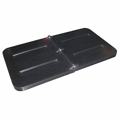 GRAINGER 13LIDBLACK Tilt Truck Lid Black Fits 1/3 cu yd.