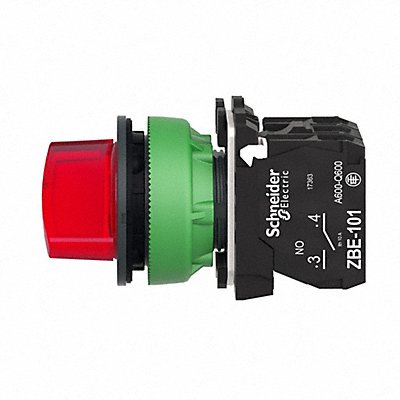 SCHNEIDER ELECTRIC XB5FK124B5 Selector Switch Illuminated 2 Pos 30mm Red