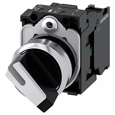 SIEMENS 3SU11502BF601BA0 Selector Switch Illum 2Pos 22mm White