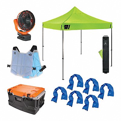 ERGODYNE 6672 Prevention Kit 15 in L Blue Vest