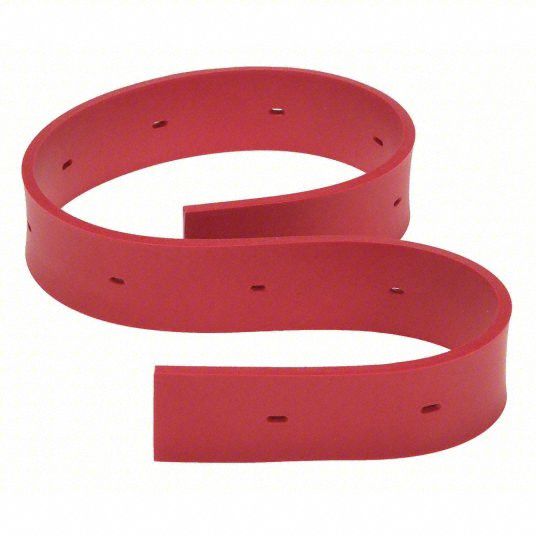 TENNANT 9017829 Front Squeegee Blade 21 1/8 in L Red