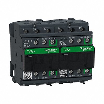SCHNEIDER LC2D12BNE IEC Magnetic Contactor Reversing 24-60VAC/DC