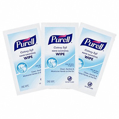 PURELL 90261M Sanitizer Wipes Alcohol 7 inL 5 inW