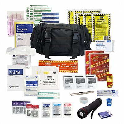 CAMILLUS 90430 Survival Kit Black 6inHx5inLx12inW