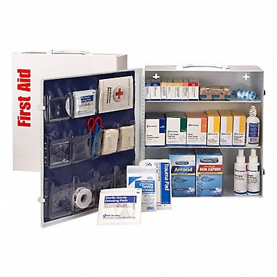 FIRST AID ONLY 91339 First Aid Kit + Housing 670pcs 16x15 WHT
