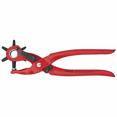 KNIPEX 9070220 Revolving Punch Plier 5/64 to 13/64 In
