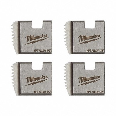 MILWAUKEE 48361101 1/2 ALLOY NPT Portable Pipe Dies PK4