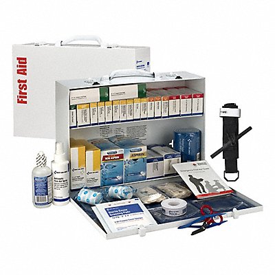FIRST AID ONLY 91338 First Aid Kit + Housing 457pcs 14.75x10.5