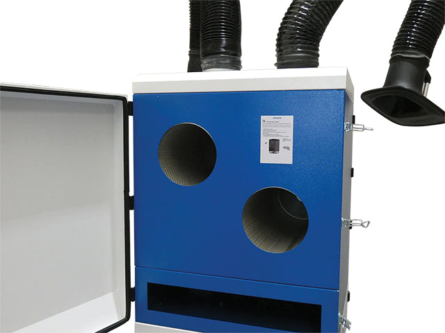 Weldclass 91350MA3 Fume Extractor Mobile ALLCLEAR MA350 STD 3ph/415V Twin 3m Arms Manual-Clean - view 2