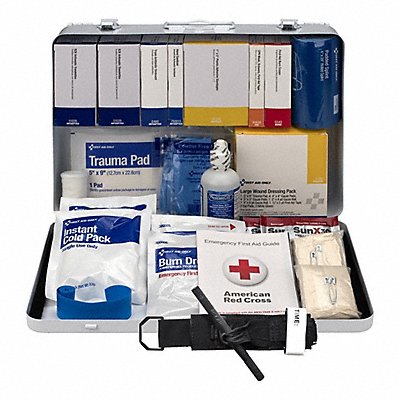 FIRST AID ONLY 91351 First Aid Kit + Housing 263pcs 14x9 WHT