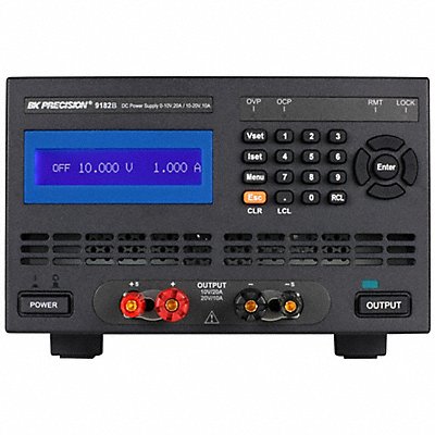 B K PRECISION 9182B DC Power Supply 0-10V 20A / 10-20V 10A