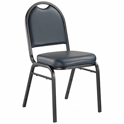 NATIONAL PUBLIC SEATING 9204BT Stacking Chair Steel Blue/Black