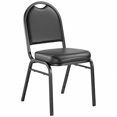 NATIONAL PUBLIC SEATING 9210BT Stacking Chair Steel Black/Black