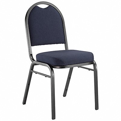 NATIONAL PUBLIC SEATING 9254BT Stacking Chair Steel Blue/Black