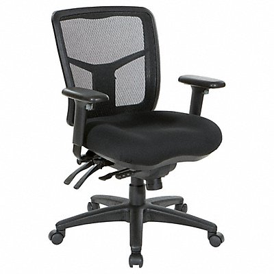 OFFICE STAR 9289330 Desk Chair Fabric Coal 18 to 22 Seat Ht
