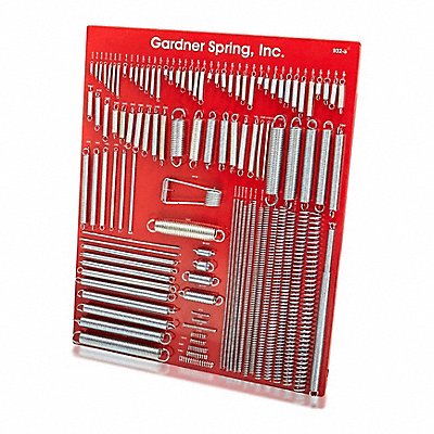 GRAINGER 3HPU8 Spring Assort Ext/Compr Stl 600 Pieces