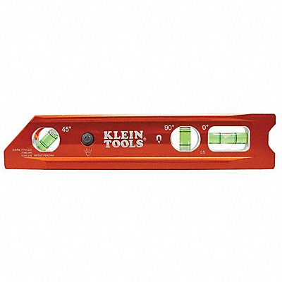 KLEIN TOOLS 935RBLT Torpedo Billet Level Lighted REM
