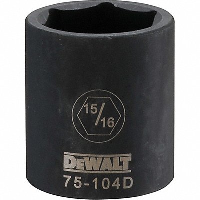DEWALT DWMT75104OSP Drive Impact Socket 6PT 1/2in 15/16in