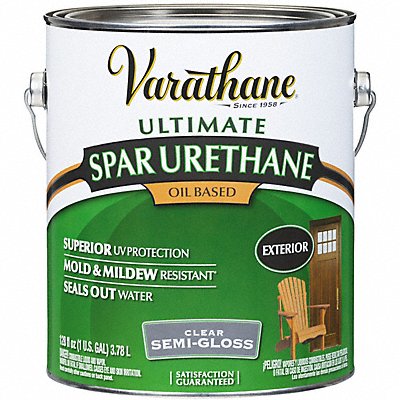 VARATHANE 9432 Spar Urethane Clear Semi-Gloss 1 gal.