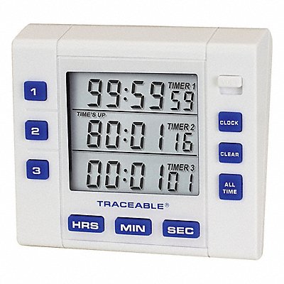 TRACEABLE 5000 Alarm Timer Count Down Count Up 100hr