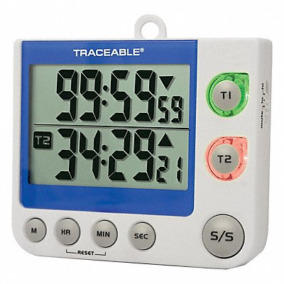 TRACEABLE 5017 Dual Timer Count Down Count Up 100hr