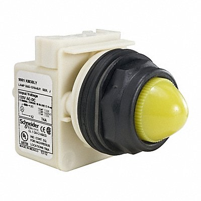 SCHNEIDER ELECTRIC 9001SKP38LYY9 H4515 Pilot Light Yellow 30mm LED