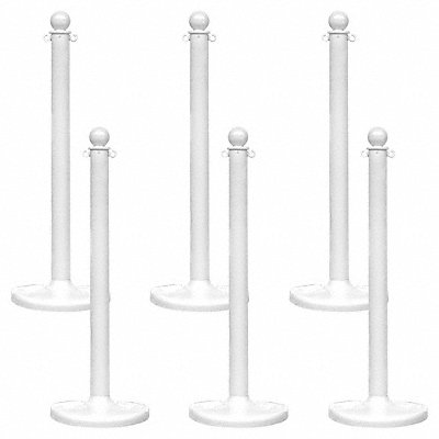 GRAINGER 964016 E1218 Medium Duty Stanchion 40 in H PK6