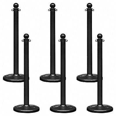 GRAINGER 964036 E1218 Medium Duty Stanchion 40 in H PK6