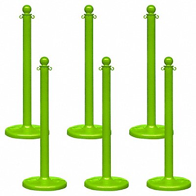 GRAINGER 964146 E1218 Medium Duty Stanchion 40 in H PK6