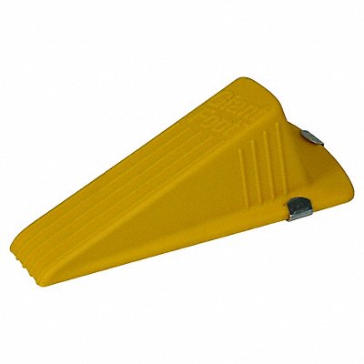 GIANT FOOT 967 Door Wedge Yellow Rubber 6-3/4 in L
