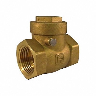 HAMMOND VALVE 96712 Swing Check Valve 2.125 in Overall L