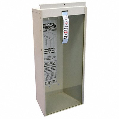 ECON 9751IC Fire Extinguisher Cabinet White Steel