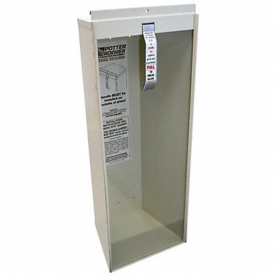 ECON 9752IC Fire Extinguisher Cabinet White Steel