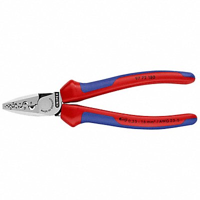 KNIPEX 9772180 Crimper 23 to 5 AWG 7-1/4 L