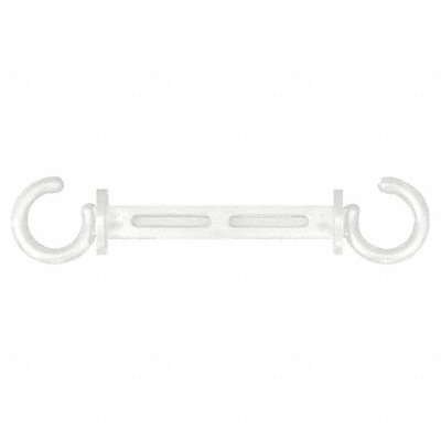 GRAINGER 9860110 C-Hook 3 in White Plastic PK10